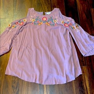 Women’s Embroidered Cold Shoulder tunic/dress